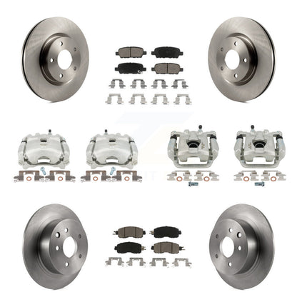 Kit de Rotor d'étrier de frein à disque avant et arrière et plaquettes en céramique (10 pièces) pour Nissan Altim