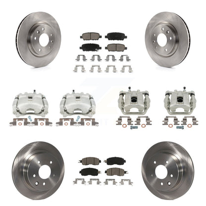Kit de rotors d'étrier de frein à disque avant et arrière et plaquettes en céramique (10 pièces) pour Nissan LEA