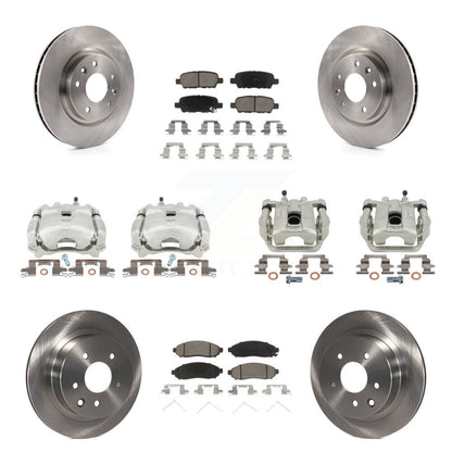 Kit de rotors d'étrier de frein à disque avant et arrière et plaquettes en céramique (10 pièces) pour Nissan LEA