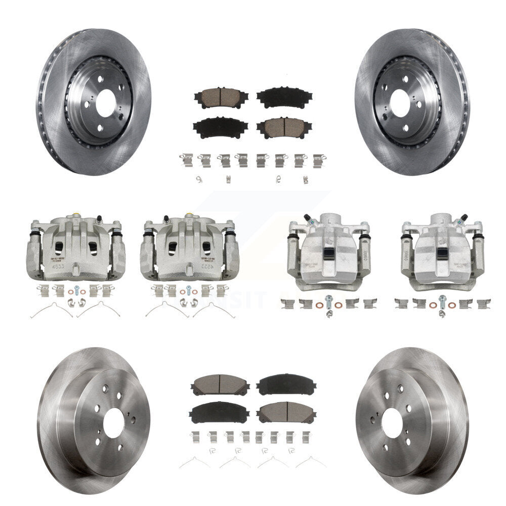 Kit de Rotor d'étrier de frein avant et arrière et plaquettes en céramique (10 pièces) pour Lexus RX350 RX450