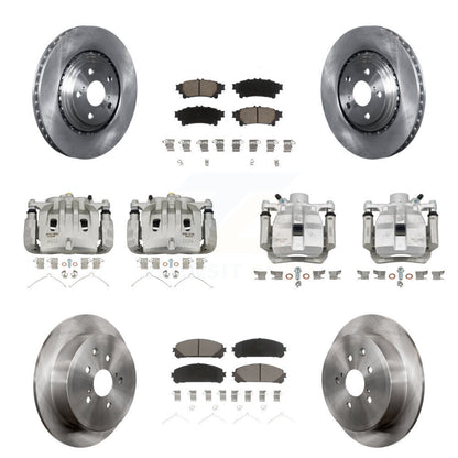 Kit de Rotor d'étrier de frein avant et arrière et plaquettes en céramique (10 pièces) pour Lexus RX350 RX450
