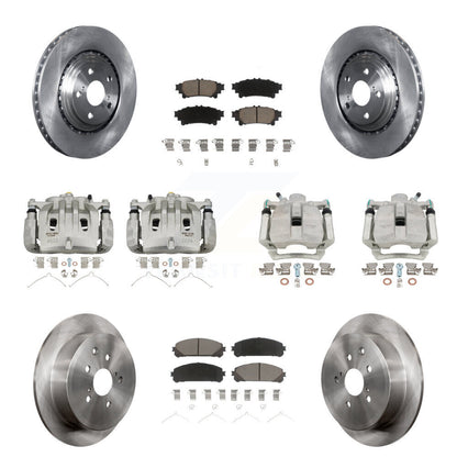 Kit de Rotor d'étrier de frein avant et arrière et plaquettes en céramique (10 pièces) pour Lexus RX350 RX450