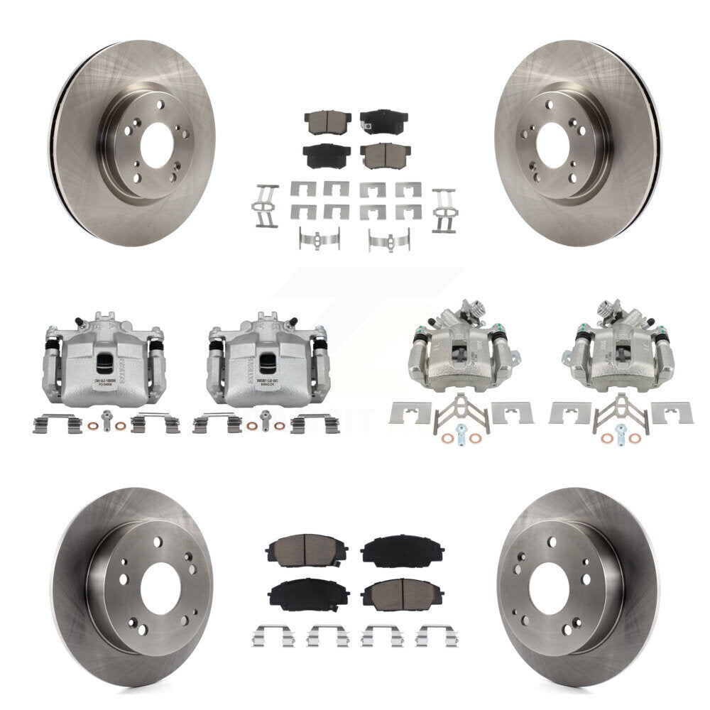 Kit de plaquettes en céramique pour Rotor d'étrier de frein avant et arrière (10 pièces) pour Acura RSX type 02-06