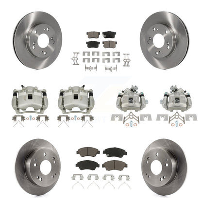 Kit de plaquettes en céramique pour Rotors d'étrier de frein avant et arrière (10 pièces) pour Honda Civic Acura RS