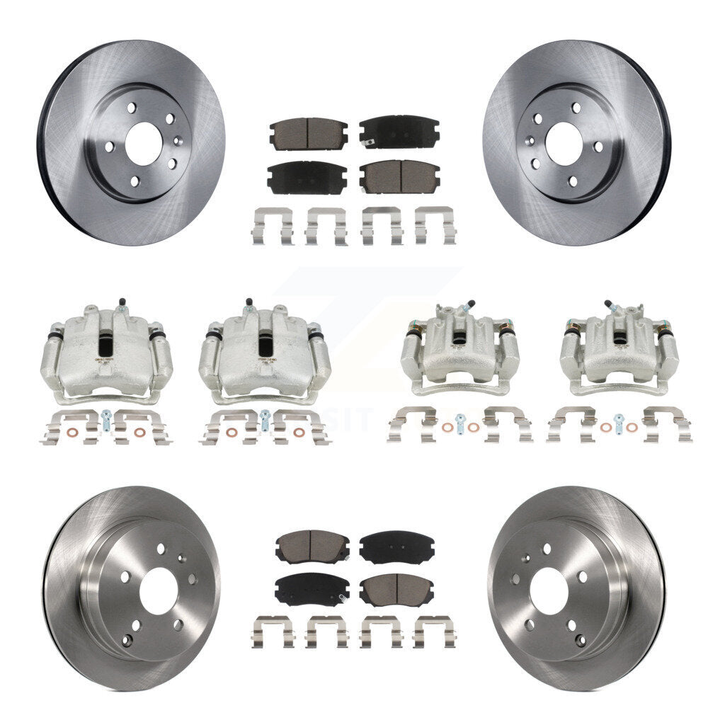 Kit de plaquettes en céramique pour Rotors d'étrier de frein avant et arrière (10 pièces) pour Chevrolet Equinox GM
