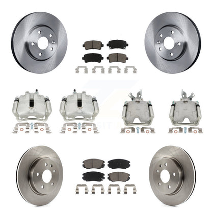 Kit de plaquettes en céramique pour Rotors d'étrier de frein avant et arrière (10 pièces) pour Buick LaCrosse Allur