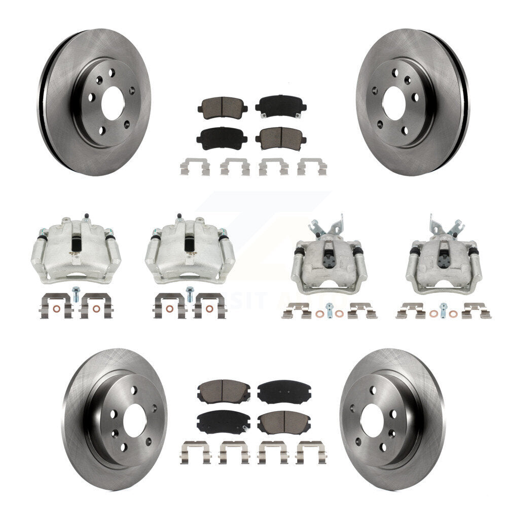 Kit de plaquettes en céramique pour Rotors d'étrier de frein à disque avant et arrière (10 pièces) pour Chevrolet Malib