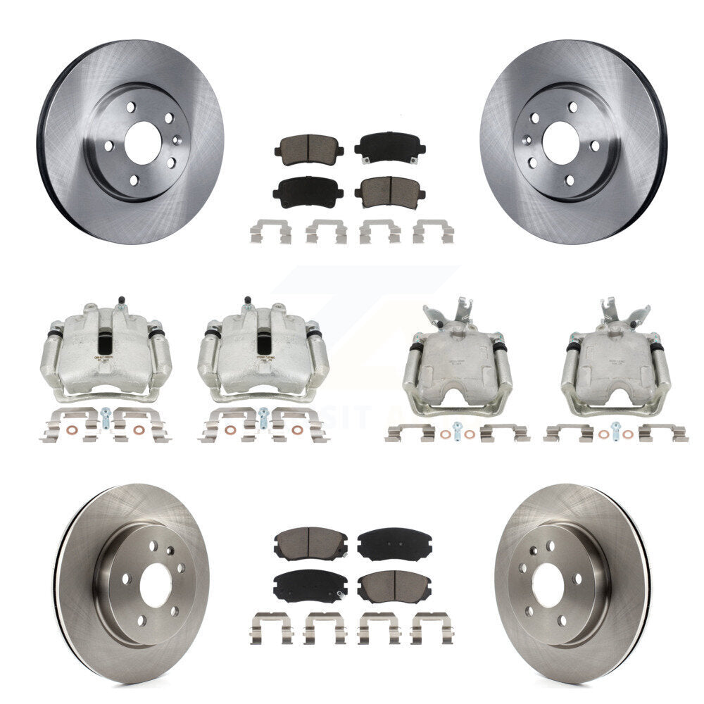 Kit de plaquettes en céramique pour Rotors d'étrier de frein à disque avant et arrière (10 pièces) pour Chevrolet Malib