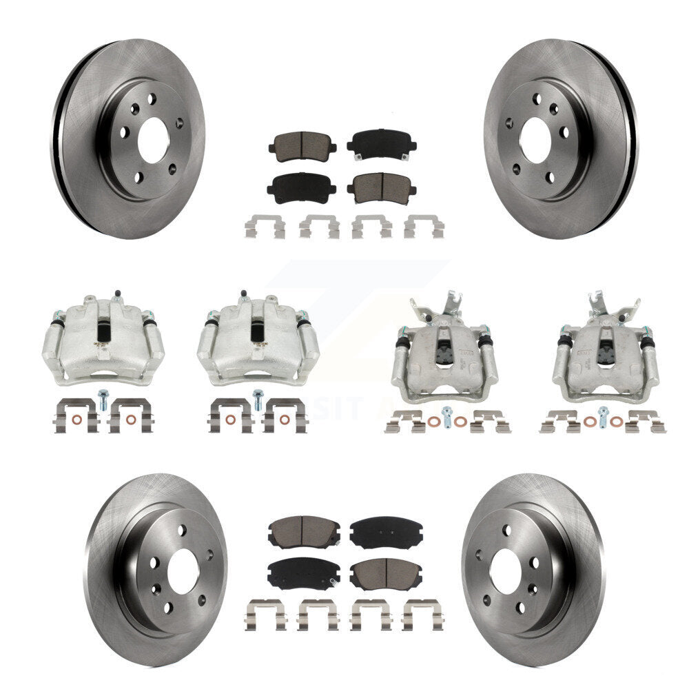 Kit de plaquettes en céramique pour Rotors d'étrier de frein à disque avant et arrière (10 pièces) pour Chevrolet Malib