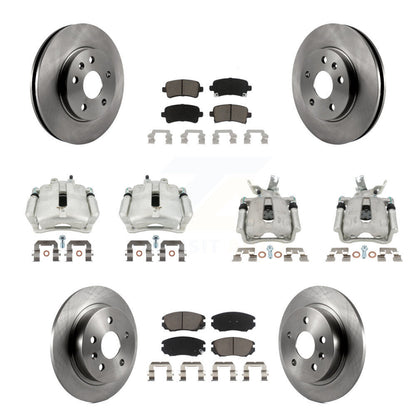 Kit de plaquettes en céramique pour Rotors d'étrier de frein à disque avant et arrière (10 pièces) pour Chevrolet Malib