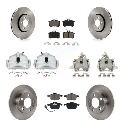 Kit de plaquettes en céramique pour Rotors d'étrier de frein avant et arrière (10 pièces) pour Volkswagen Jetta 2.0