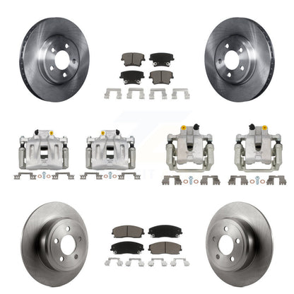 Kit de Rotor d'étrier de frein avant et arrière et plaquettes en céramique (10 pièces) pour Dodge Chrysler 30