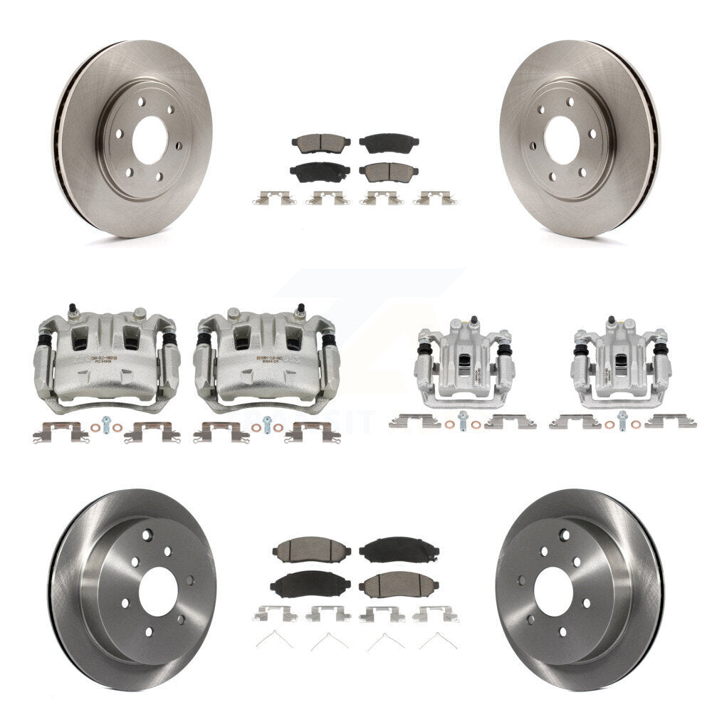 Kit de plaquettes en céramique pour Rotor d'étrier de frein avant et arrière (10 pièces) pour Nissan Frontier Suzuk