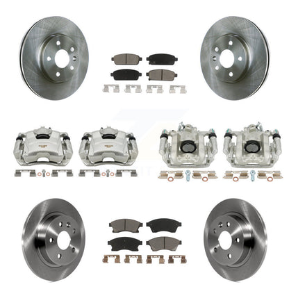 Kit de Rotor d'étrier de frein à disque avant et arrière et plaquettes en céramique (10 pièces) pour Chevrolet Cruze