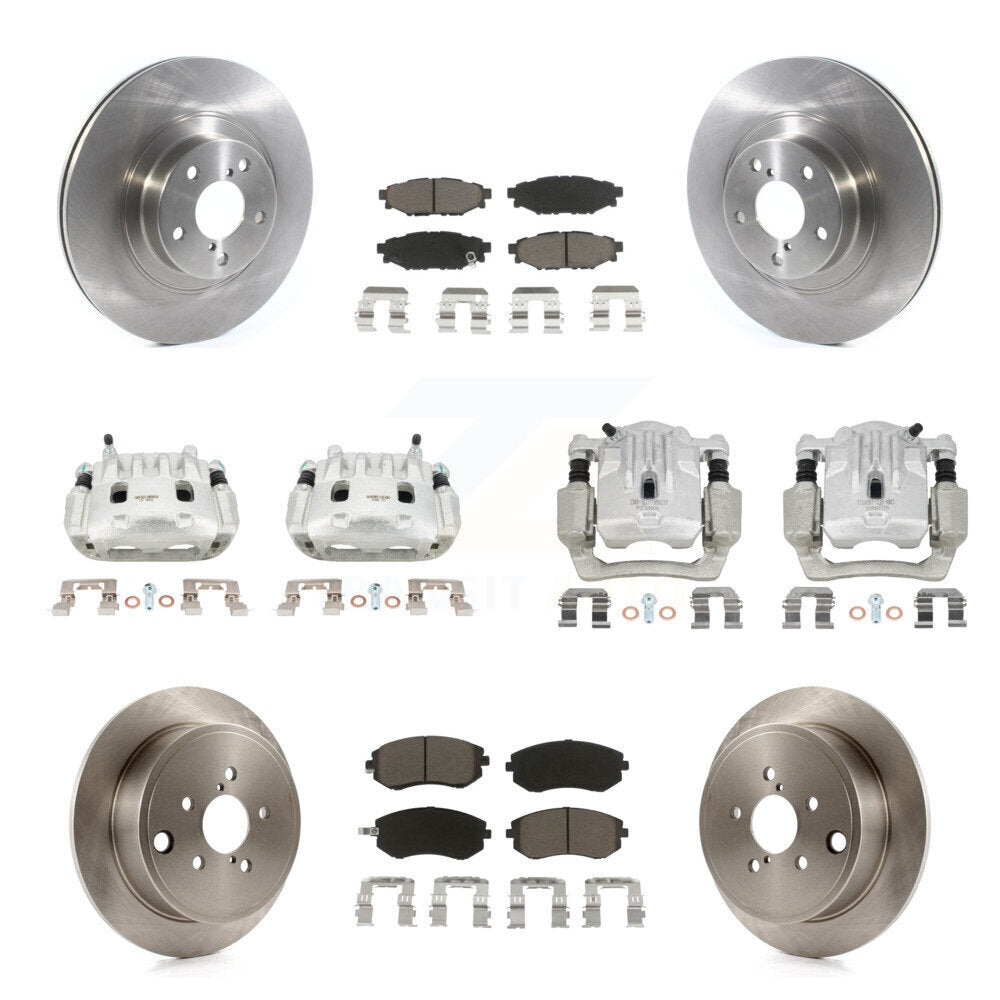 Kit de plaquettes en céramique pour rotors d'étrier de frein avant et arrière (10 pièces) pour Subaru Outback Legac