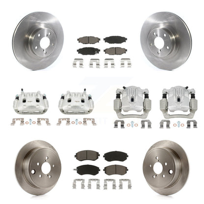 Kit de plaquettes en céramique pour rotors d'étrier de frein avant et arrière (10 pièces) pour Subaru Outback Legac
