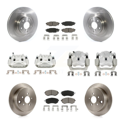 Kit de plaquettes en céramique pour rotors d'étrier de frein avant et arrière (10 pièces) pour Subaru Outback Legac
