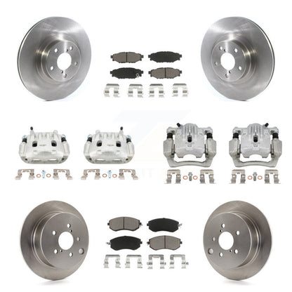 Kit de Rotor d'étrier de frein avant et arrière et plaquettes en céramique (10 pièces) pour Subaru Forester X