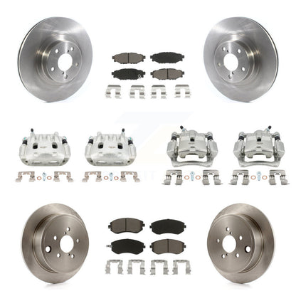 Kit de rotors d'étrier de frein avant et arrière et plaquettes en céramique (10 pièces) pour Subaru Forester WR