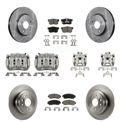 Kit de plaquettes en céramique pour Rotor d'étrier de frein avant et arrière (10 pièces) pour Honda Crosstour FW 12