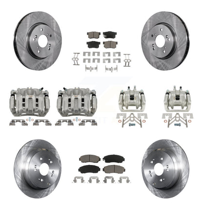 Kit de rotors d'étrier de frein à disque avant et arrière et plaquettes en céramique (10 pièces) pour Acura RDX