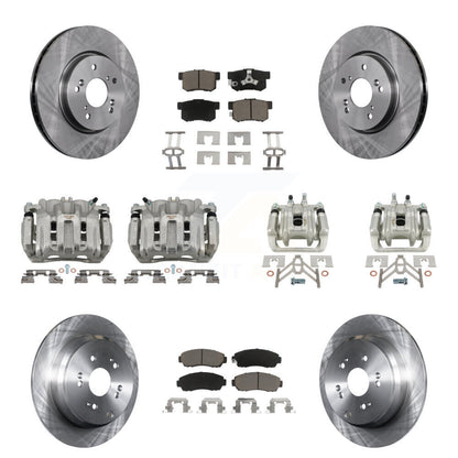 Kit de Rotor d'étrier de frein avant et arrière et plaquettes en céramique (10 pièces) pour Honda CR-V Acura RD