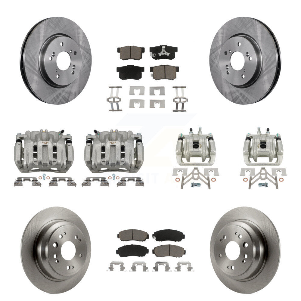 Kit de plaquettes en céramique pour Rotor d'étrier de frein avant et arrière (10 pièces) pour Honda Accord Crosstou