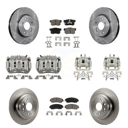 Kit de plaquettes en céramique pour Rotor d'étrier de frein avant et arrière (10 pièces) pour Honda Accord Crosstou