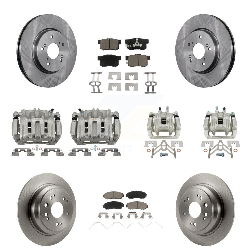 Kit de plaquettes en céramique pour Rotor d'étrier de frein avant et arrière (10 pièces) pour Honda Accord Crosstou