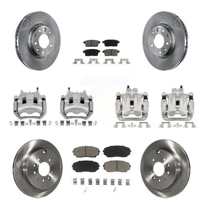 Kit de Rotor d'étrier de frein avant et arrière et plaquettes en céramique (10 pièces) pour Mazda CX-7 Ford Edge