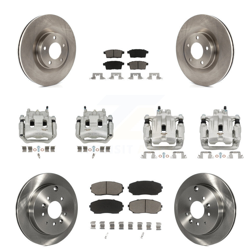 Kit de plaquettes en céramique pour Rotors d'étrier de frein avant et arrière (10 pièces) pour Ford Edge Lincoln MK