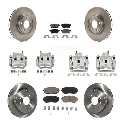 Kit de plaquettes en céramique pour Rotors d'étrier de frein avant et arrière (10 pièces) pour Ford Edge Lincoln MK