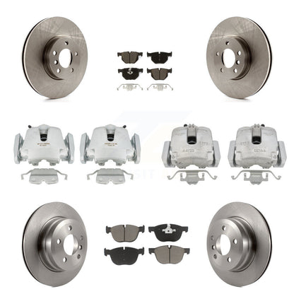 Kit de rotors d'étrier de frein à disque avant et arrière et plaquettes en céramique (10 pièces) pour BMW X5 X6