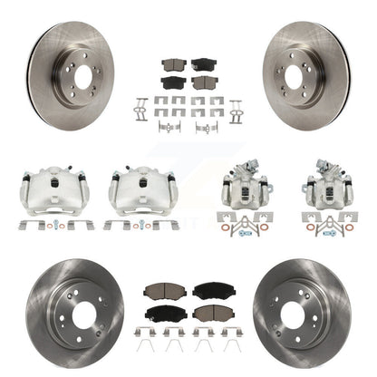 Kit de plaquettes en céramique pour Rotors d'étrier de frein avant et arrière (10 pièces) pour Honda Civic Acura IL