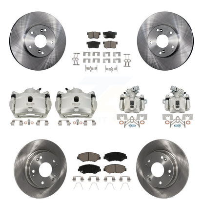Kit de plaquettes en céramique pour Rotors d'étrier de frein avant et arrière (10 pièces) pour Honda Civic Acura IL