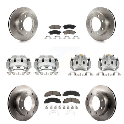Kit de plaquettes en céramique pour Rotors d'étrier de frein avant et arrière (10 pièces) pour Ford F-250 Super Dut