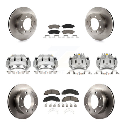 Kit de plaquettes en céramique pour Rotors d'étrier de frein avant et arrière (10 pièces) pour Ford F-250 Super Dut