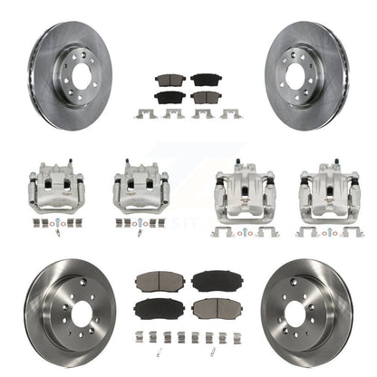 Kit de plaquettes en céramique pour rotors d'étrier de frein avant et arrière (10 pièces) pour Lincoln MKX FW 07-09