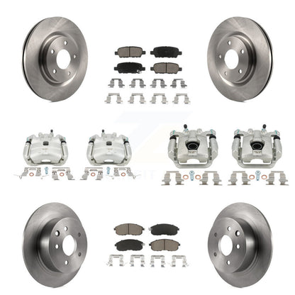 Kit de Rotor d'étrier de frein avant et arrière et plaquettes en céramique (10 pièces) pour Nissan Sentra Juk