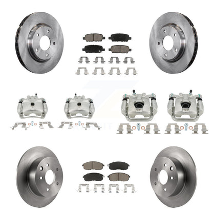 Kit de Rotor d'étrier de frein à disque avant et arrière et plaquettes en céramique (10 pièces) pour Nissan Sentr
