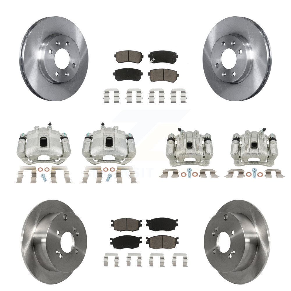 Kit de plaquettes en céramique pour étrier de frein avant et arrière, 10 pièces, pour Hyundai Accent Kia Ri