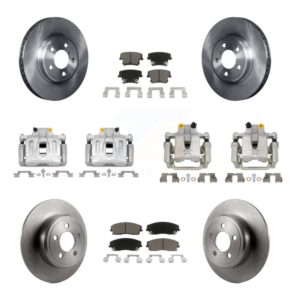 Kit de Rotor d'étrier de frein avant et arrière et plaquettes en céramique (10 pièces) pour Chrysler 300 Dodge