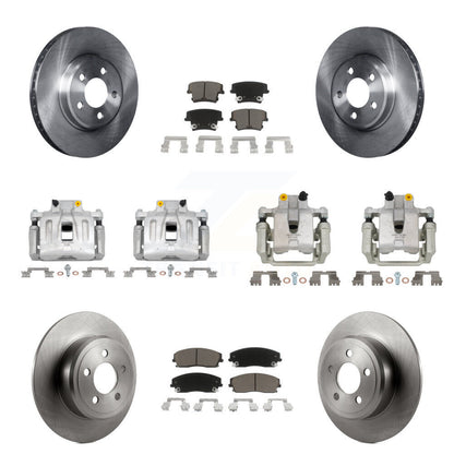 Kit de Rotor d'étrier de frein avant et arrière et plaquettes en céramique (10 pièces) pour Chrysler 300 Dodge