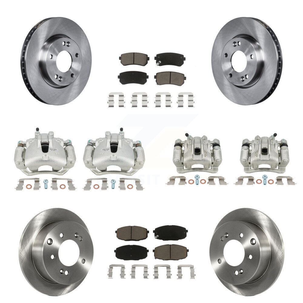 Kit de plaquettes en céramique pour Rotors d'étrier de frein avant et arrière (10 pièces) pour Kia Forte koup Forte