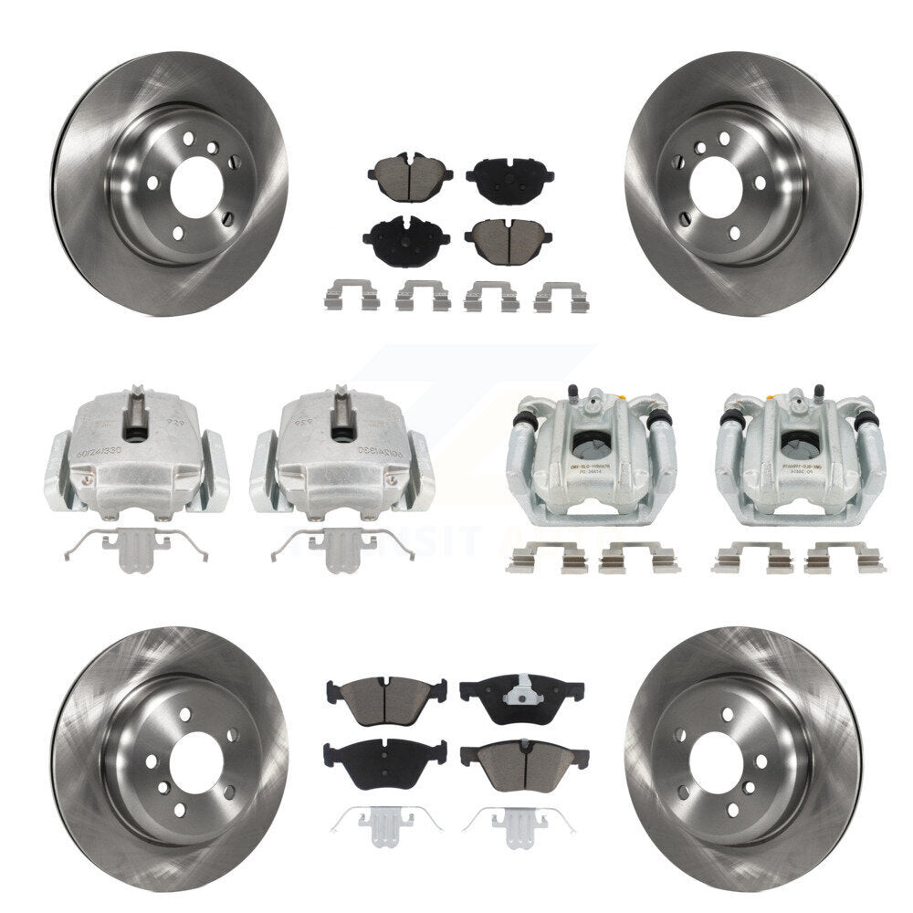 Kit de Rotor d'étrier de frein à disque avant et arrière et plaquettes en céramique (10 pièces) pour BMW 528i xDriv