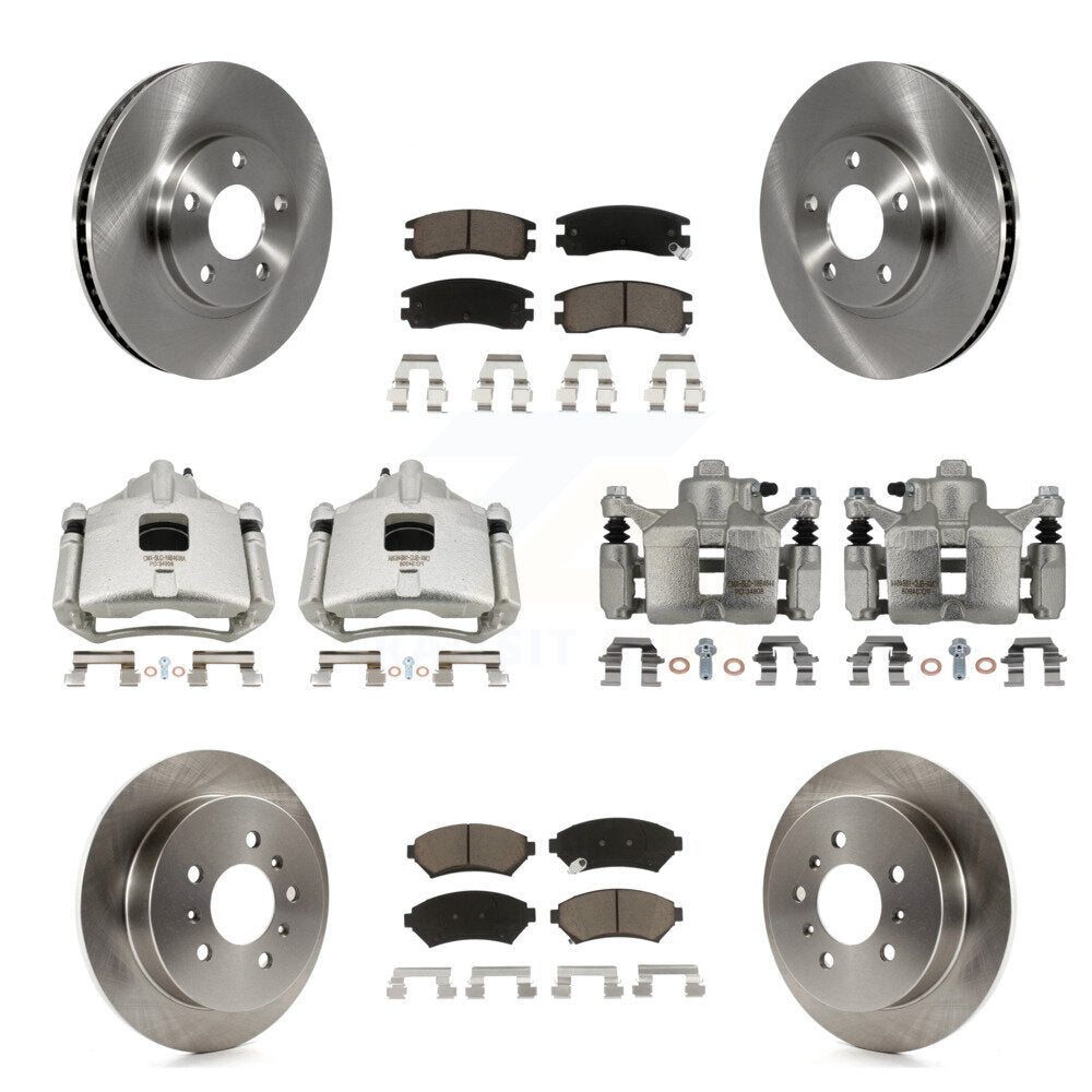 Kit de plaquettes en céramique pour Rotor d'étrier de frein avant et arrière (10 pièces) pour Chevrolet Impala Mont