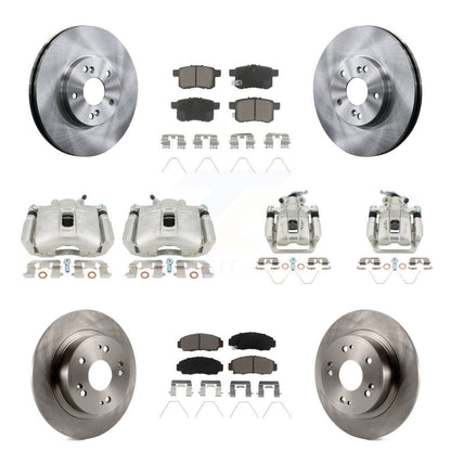 Kit de plaquettes en céramique pour étrier de frein avant et arrière, 10 pièces, pour Honda Accord Acura TS
