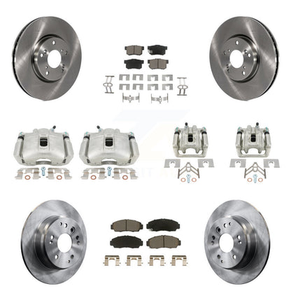 Kit de rotors d'étrier de frein à disque avant et arrière et plaquettes en céramique (10 pièces) pour Acura TL