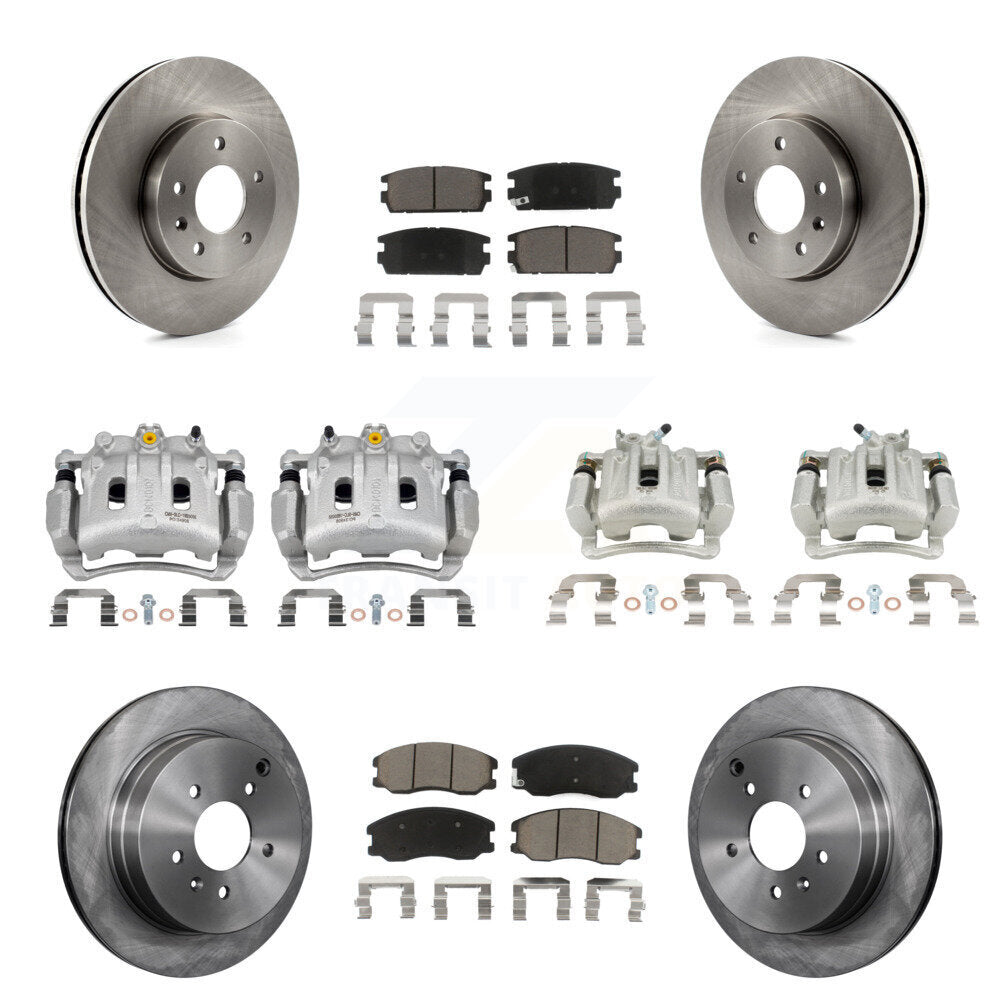Kit de plaquettes en céramique pour Rotors d'étrier de frein avant et arrière (10 pièces) pour Chevrolet Equinox Vu