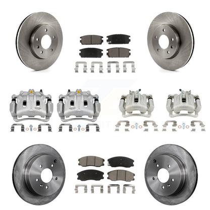 Kit de plaquettes en céramique pour Rotors d'étrier de frein avant et arrière (10 pièces) pour Chevrolet Equinox Vu
